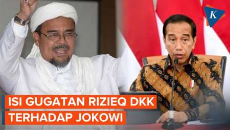 Isi Gugatan Rizieq terhadap Jokowi