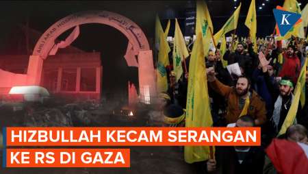 RS Gaza Digempur, Hizbullah Kecam Israel!