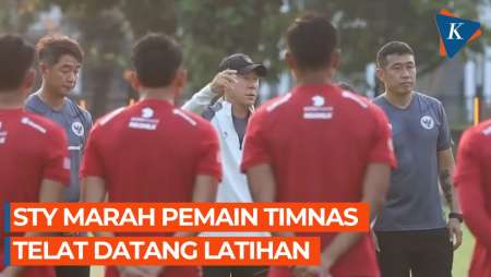 Shin Tae-yong Marah Pemain Timnas Indonesia Telat Datang TC Jelang Lawan Brunei