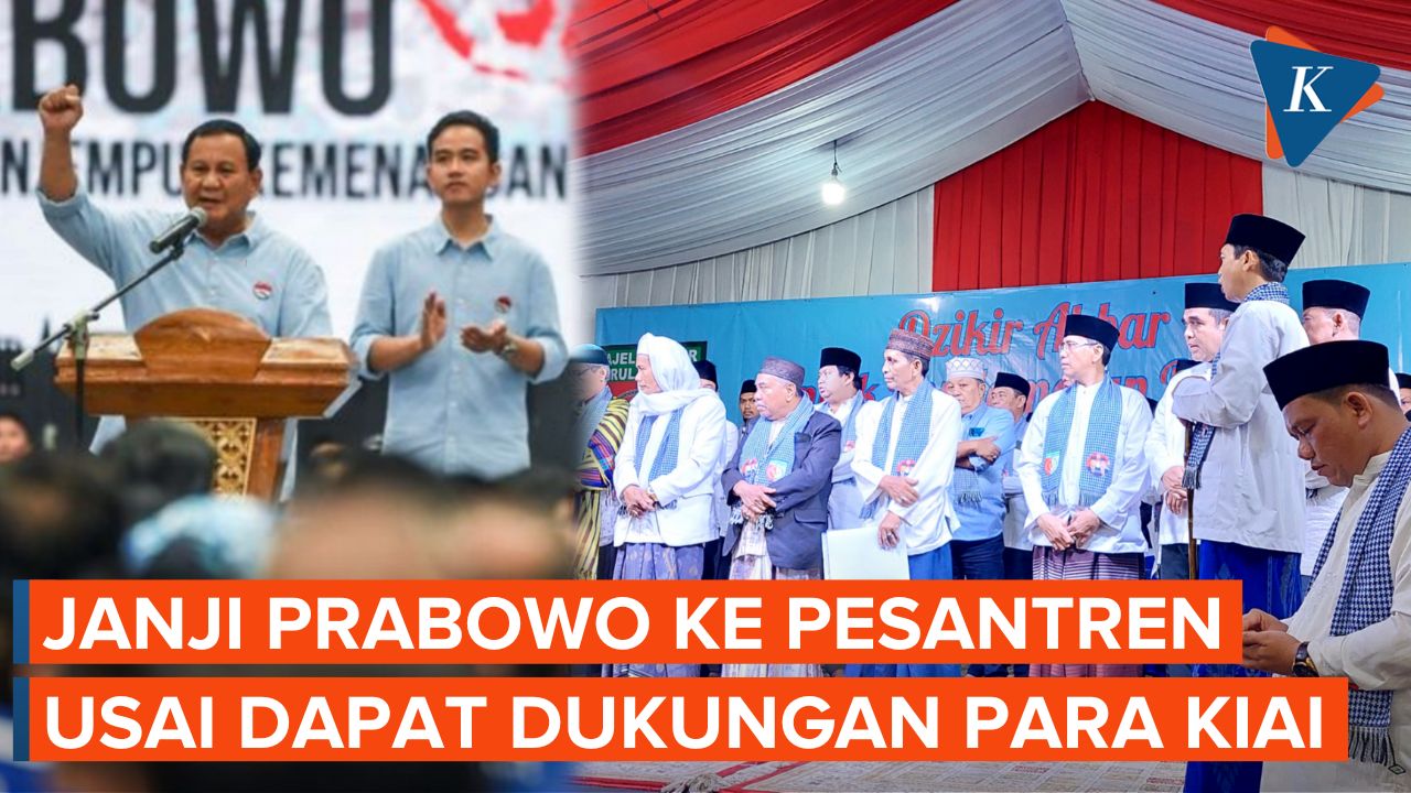Prabowo-Gibran Dapat Dukungan Para Kiai, Muzani: Dana Abadi Pesantren Terwujud jika Jadi Presiden