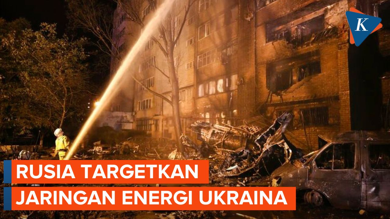 Rusia Disebut Targetkan Jaringan Energi Ukraina, 1,5 Juta Rumah Tanpa Listrik