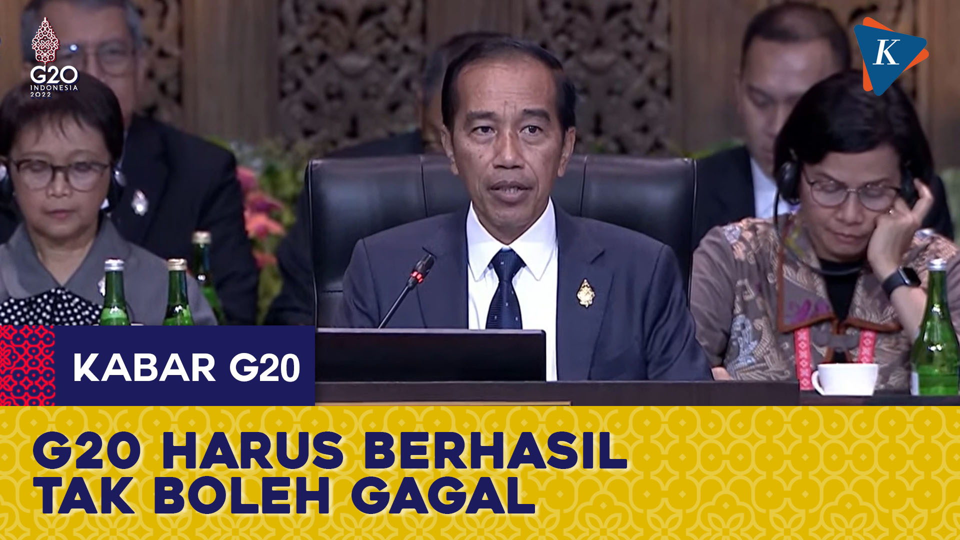Presiden Jokowi Tak ingin G20 Gagal, Harus Berhasil