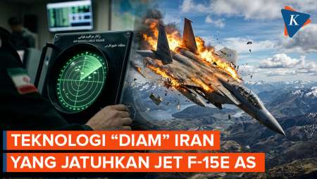 Cara Iran Tembak Jatuh Jet Tempur F-15E AS, "Diam" Tanpa Radar