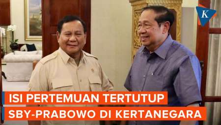 SBY Bertemu Prabowo di Kertanegara, Apa yang Dibahas?