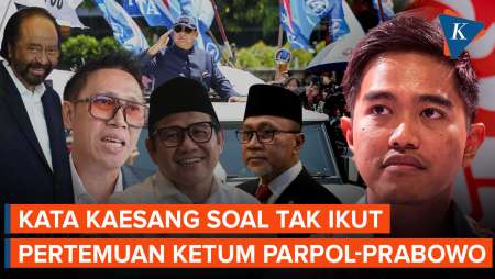 Kaesang Tak Diajak ke Pertemuan Ketum Partai dengan Prabowo, Kenapa?