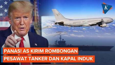Perang Iran-Israel Panas, AS Kerahkan Jet Tempur dan Kapal Induk ke Timur Tengah