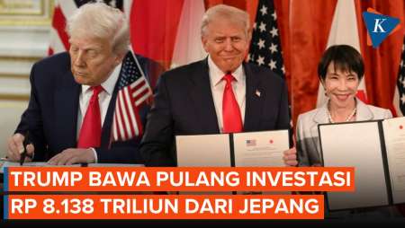 Oleh-oleh Trump Dari Jepang: Nilai Investasi Rp 8.138 Triliun, Dapat Logam Tanah Jarang