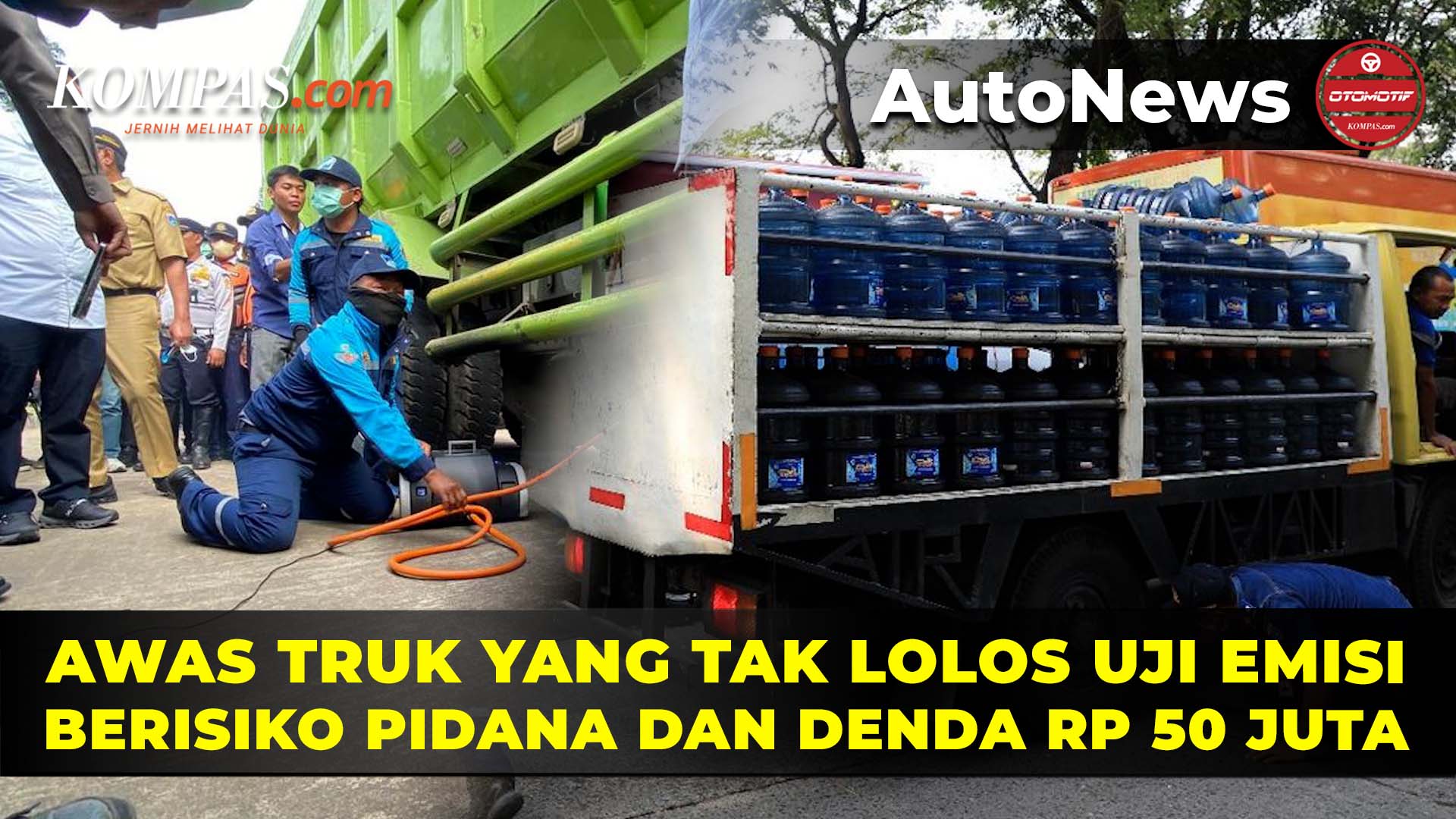 Truk yang Tidak Lolos Uji Emisi Berisiko Pidana dan Denda Rp 50 Juta