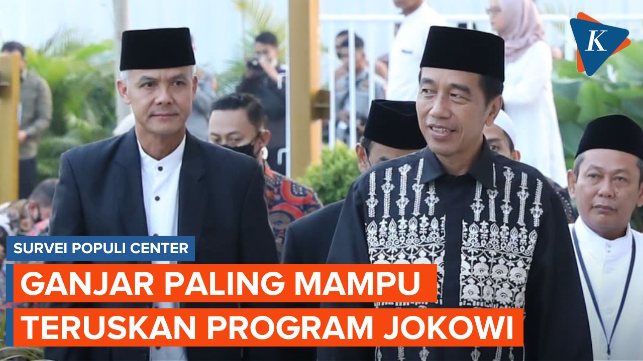 Survei Populi Center: Ganjar Dianggap Paling Mampu Lanjutkan Program Jokowi