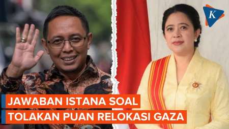 Respons Istana Usai Puan Tolak Relokasi Warga Gaza