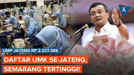 Daftar Lengkap UMP Dan UMK Jateng 2026