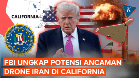 FBI Peringatkan Potensi Serangan Drone Iran Ke California, Trump Buka Suara