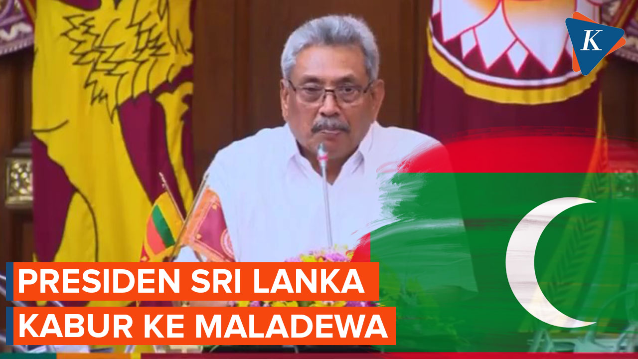 Presiden Sri Lanka Kabur ke Maldives