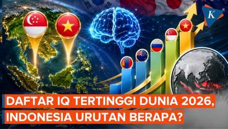 Singapura Dan Vietnam Masuk 10 Besar IQ Tertinggi Dunia 2026, Indonesia Posisi Berapa?