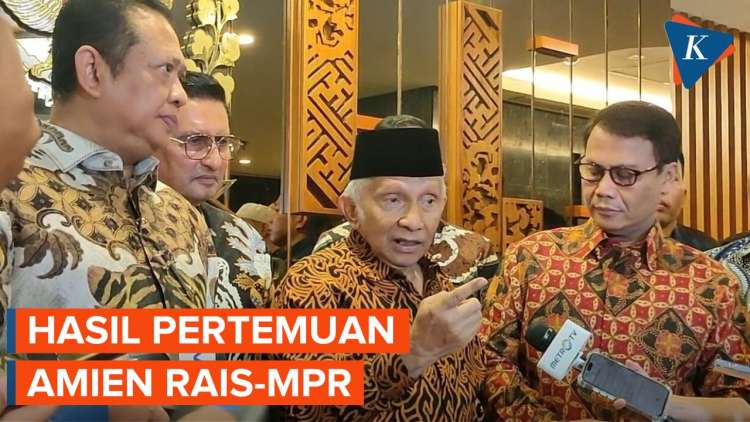 [FULL] Hasil Pertemuan Amien Rais dengan Bamsoet Cs: Setuju Amendemen ...