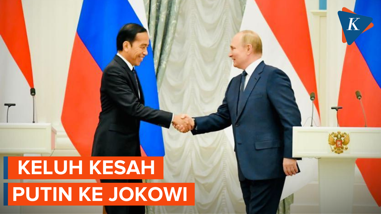 Presiden Putin Sampaikan Keluh Kesahnya ke Presiden Jokowi Saat Sambangi Istana Kremlin