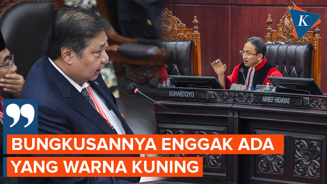 Airlangga Izin Tak Jawab Pertanyaan Hakim MK Terkait Kenaikan Suara Golkar