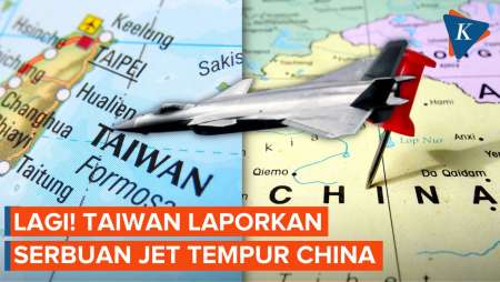 Taiwan Kembali Diusik 55 Jet Tempur dan 7 Kapal Angkatan Laut China 