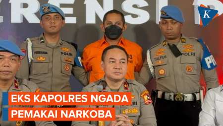 Eks Kapolres Ngada Terbukti Pakai Narkoba