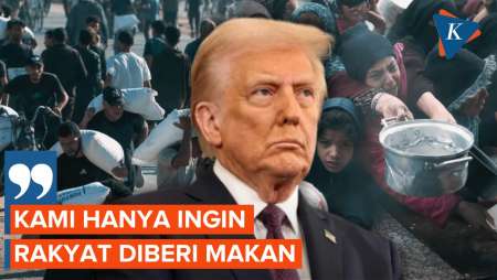 Trump: Kita Ingin Orang-orang di Gaza Diberi Makan