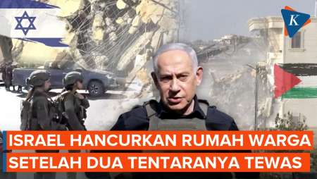 Dua Tentaranya Tewas, Israel Balas Hancurkan Rumah Warga Palestina