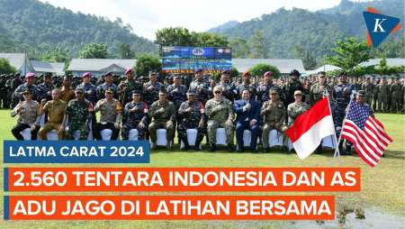 TNI AL Latihan dengan Marinir AS, 2.560 Tentara Terlibat, Kerahkan Kapal Perang dan Pesawat