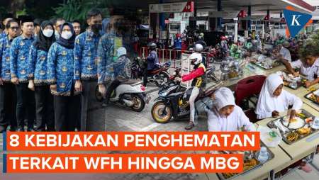 Respons Situasi Global, Pemerintah Luncurkan 8 Program Penghematan Terkait WFH Hingga MBG