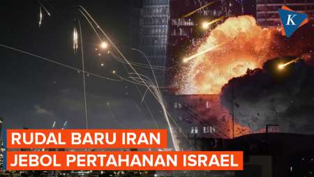 Rudal Baru Iran Jebol Pertahanan Israel, Iron Dome Kalah Cepat?