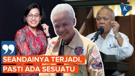 Ganjar Kaget Ada Isu Sri Mulyani dan Basuki Akan Mundur dari Kabinet