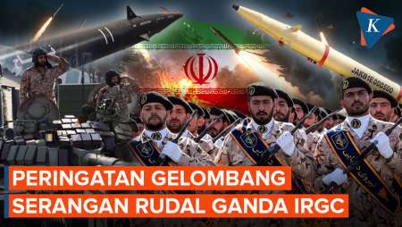 Komandan IRGC Peringatkan Rencana Gelombang Serangan Rudal Ganda Baru