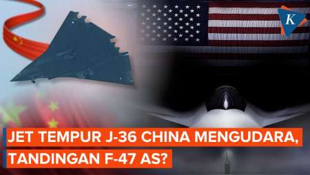 Jet Tempur Siluman Generasi Keenam China J-36 Mengudara, Tandingi F-47 AS?