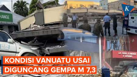 Penampakan Vanuatu Usai Diguncang Gempa Magnitudo 7,3