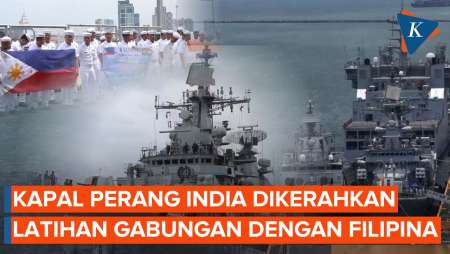 India Kerahkan Kapal Perang ke Filipina dalam Latihan Militer Gabungan