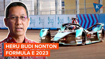 Momen Pj Gubernur DKI Datangi Ajang Formula E 2023