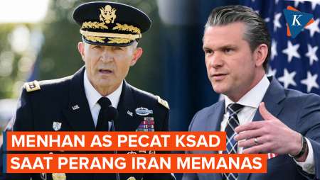 Diduga Berkonflik, Menhan AS Pecat KSAD Di Tengah Perang Lawan Iran!