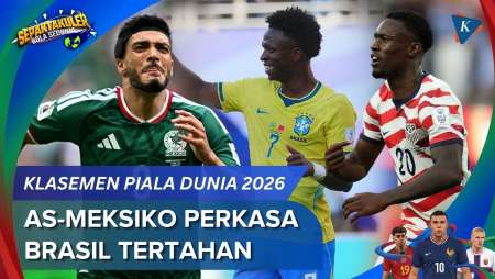 Klasemen Piala Dunia 2026: AS-Meksiko Perkasa Di Puncak, Brasil Tertahan