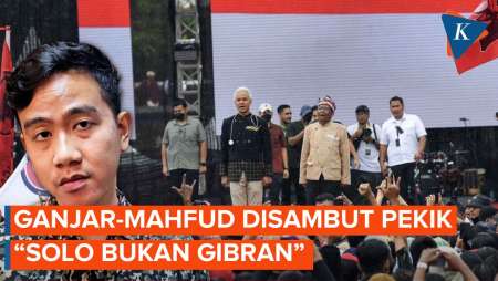 Sambut Ganjar-Mahfud, Teriakan 