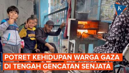 Kala Warga Gaza Kembali Hidup 