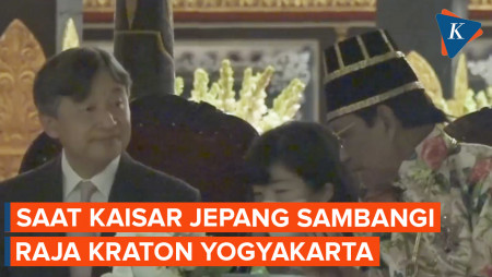 Momen Napak Tilas Kaisar Naruhito di Kraton Yogyakarta bersama Sri Sultan Hamengkubuwono X