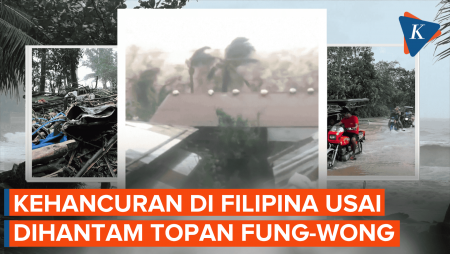 Jejak Kehancuran Akibat Topan Fung Wong Di Filipina