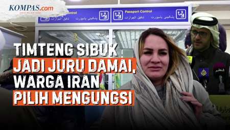 Penampakan Warga Iran Mengungsi, Negara Arab "Sibuk" Jadi Juru Damai
