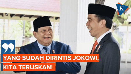 Prabowo Ingin Gerindra Lanjutkan Perjuangan Jokowi