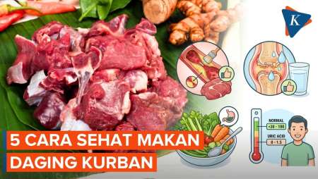 Takut Kolesterol Dan Asam Urat Kambuh? Ini 5 Cara Sehat Makan Daging Kurban
