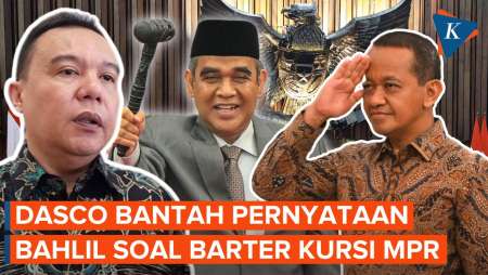 Bantah Bahlil soal Barter Kursi, Dasco Sebut Ketua MPR Dipilih Secara Musyawarah Fraksi