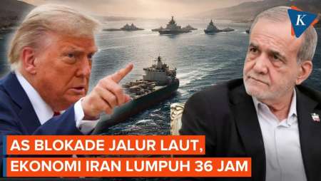 Blokade Laut, Militer AS Klaim Ekonomi Iran Lumpuh Dalam 36 Jam