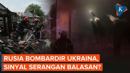 Rudal dan Drone Rusia Bombardir Ukraina, Awal dari Serangan Balasan?