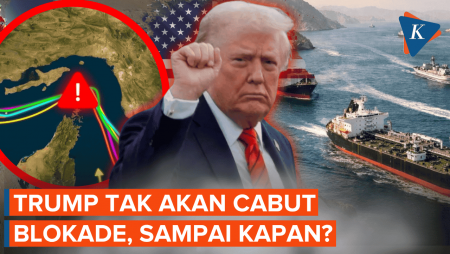 Trump Klaim Tidak Akan Cabut Blokade Pelabuhan Iran Sampai Ada Kata Sepakat!