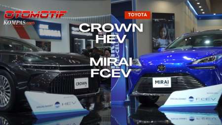 Toyota Pamerkan Sedan Hybrid Crown HEV dan Mirai FCEV