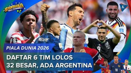 Daftar Tim Lolos 32 Besar Piala Dunia 2026, Argentina Melaju Ditemani Perancis-Norwegia