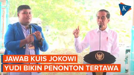 Momen Mahasiswa Keperawatan Bingung Ditanya Jokowi soal Jenis Pupuk